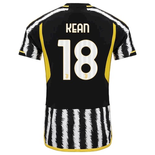 Juventus Kean 18 Heimtrikot 2023-24 Fußballtrikots