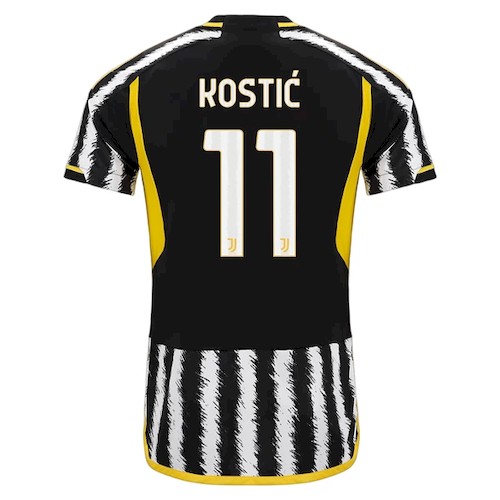 Juventus Kostic 11 Heimtrikot 2023-24 Fußballtrikots