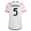 Juventus Locatelli 5 Auswärtstrikot 2023 24 Fußballtrikots
