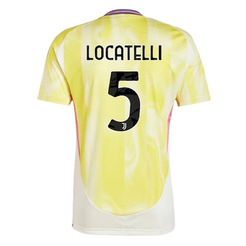 Juventus Locatelli 5 Auswärtstrikot 2024-25 Fußballtrikots