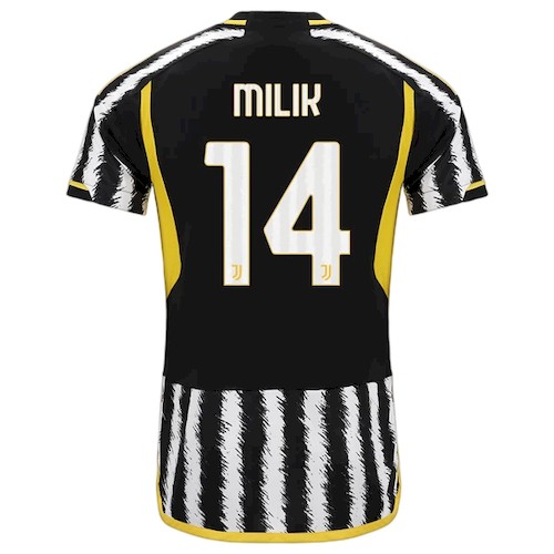 Juventus Milik 14 Heimtrikot 2023-24 Fußballtrikots