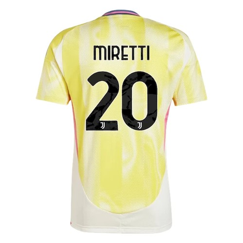 Juventus Miretti 20 Auswärtstrikot 2024-25 Fußballtrikots