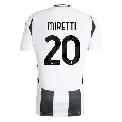 Juventus Miretti 20 Heimtrikot 2024-25 Fußballtrikots