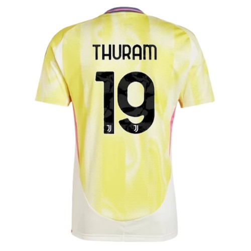 Juventus Thuram 19 Auswärtstrikot 2024-25 Fußballtrikots