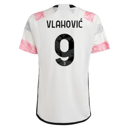 Juventus Vlahović 9 Auswärtstrikot 2023-24 Fußballtrikots