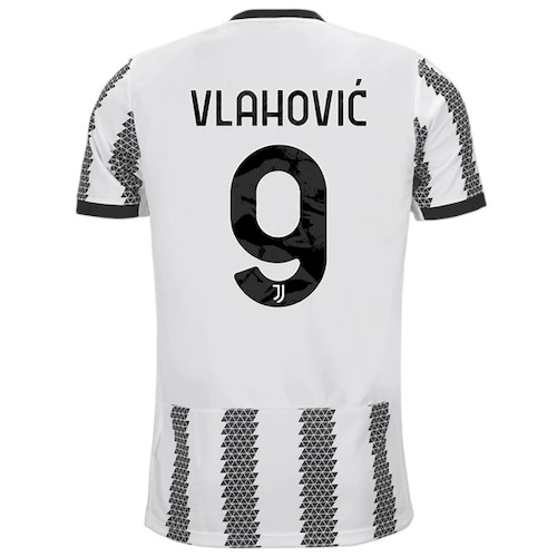 Juventus Vlahović 9 Heimtrikot 2022-23 Fußballtrikots