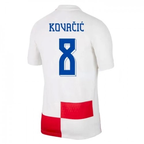 Kroatien Kovačić 8 Heimtrikot 2024 Fußballtrikots