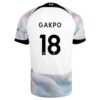 Liverpool Gakpo 18 Auswärtstrikot 2022 23 Fußballtrikots