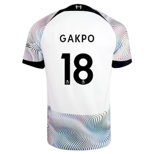 Liverpool Gakpo 18 Auswärtstrikot 2022 23 Fußballtrikots
