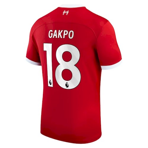 Liverpool Gakpo 18 Heimtrikot 2023 24 Fußballtrikots