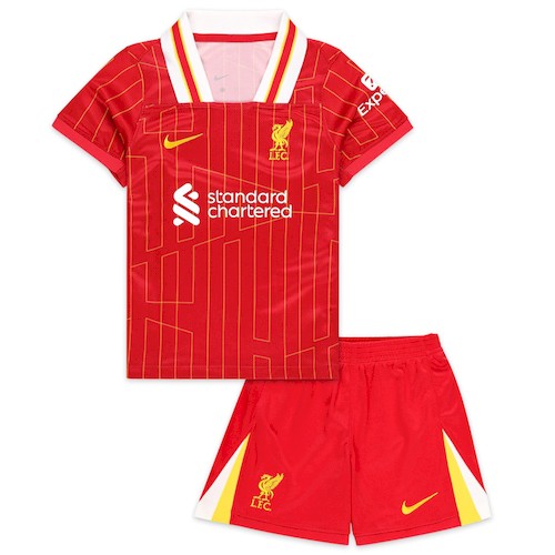 Liverpool Kinder Heim Trikotsatz 2024 2025 Fußballtrikots