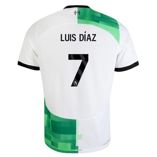 Liverpool Luis Díaz 7 Auswärtstrikot 2023 24 Fußballtrikots