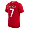Liverpool Luis Díaz 7 Heimtrikot 2023 24 Fußballtrikots