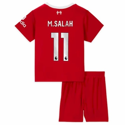 Liverpool M.Salah 11 Heim Kinder Trikotsatz 2023 2024