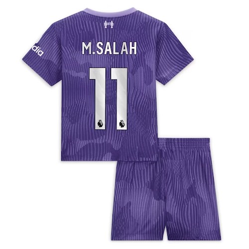 Liverpool M.Salah 11 Kinder 3rd Trikotsatz 2023-24