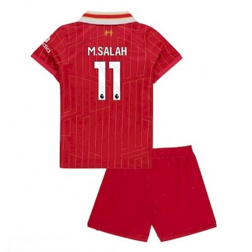 Liverpool M.Salah 11 Kinder Heim Trikotsatz 2024 2025 Fußballtrikots