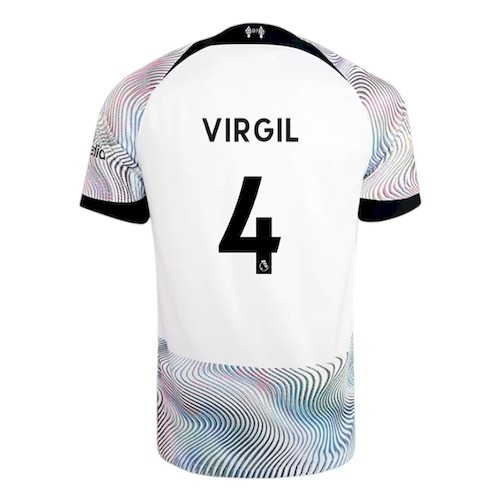 Liverpool Virgil van Dijk 4 Auswärtstrikot 2022-23 Fußballtrikots