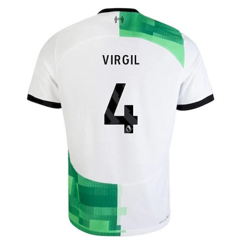Liverpool Virgil van Dijk 4 Auswärtstrikot 2023-24 Fußballtrikots