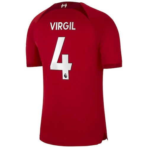 Liverpool Virgil van Dijk 4 Heimtrikot 2022-23 Fußballtrikots
