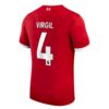 Liverpool Virgil van Dijk 4 Heimtrikot 2023 24 Fußballtrikots