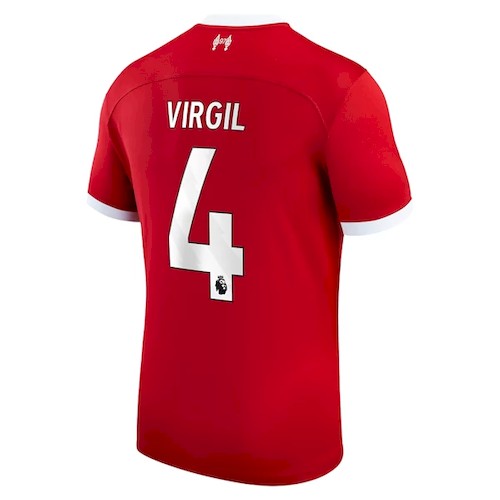 Liverpool Virgil van Dijk 4 Heimtrikot 2023-24 Fußballtrikots