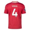 Liverpool Virgil van Dijk 4 Heimtrikot 2024 25 Fußballtrikots