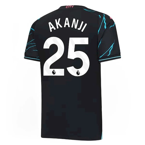 Manchester City Akanji 25 3 Trikot 2023 24 Fußballtrikots