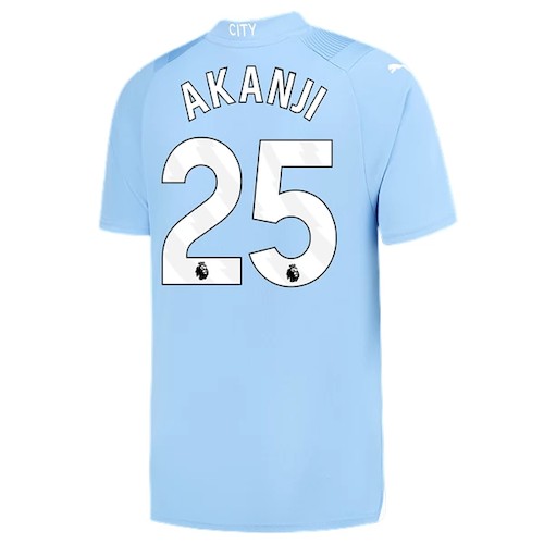 Manchester City Akanji 25 Heimtrikot 2023 24 Fußballtrikots