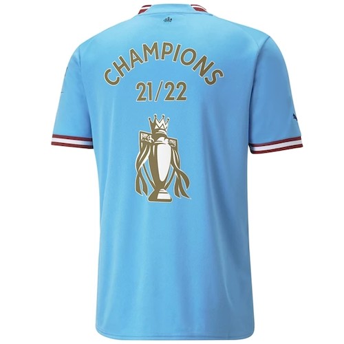 Manchester City Champions 22 Heimtrikot 2022-23 Fußballtrikots