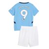 Manchester City Erling Haaland 9 Heim Kinder Trikotsatz 2024 2025