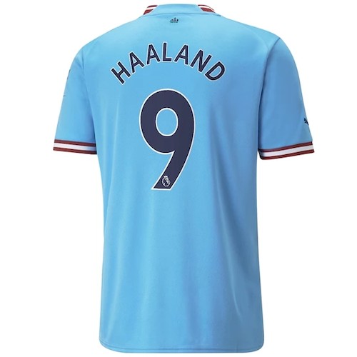 Manchester City Erling Haaland 9 Heimtrikot 2022 23 Fußballtrikots