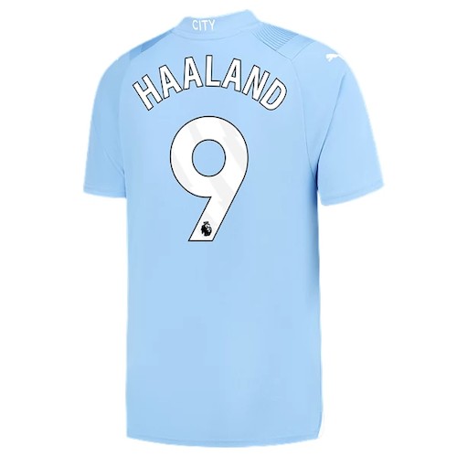 Manchester City Erling Haaland 9 Heimtrikot 2023 24 Fußballtrikots