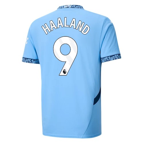 Manchester City Erling Haaland 9 Heimtrikot 2024 25 Fußballtrikots