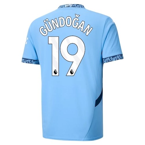 Manchester City Gündoğan 19 Heim Fußballtrikots kaufen 2024-25