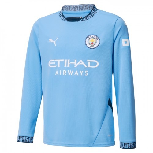 Manchester City Heimtrikot - Langarm 2024-25 Fußballtrikots