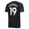Manchester City J Alvarez 19 3 Trikot 2023 24 Fußballtrikots
