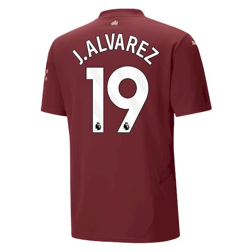 Manchester City J. Alvarez 19 3. Trikot 2024-25 Fußballtrikots