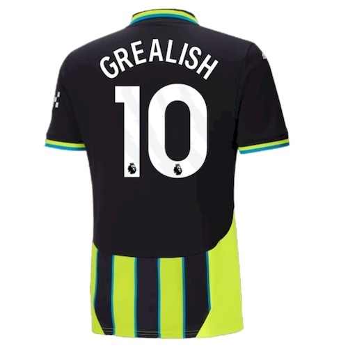 Manchester City Jack Grealish 10 Auswärtstrikot 2024 25 Fußballtrikots