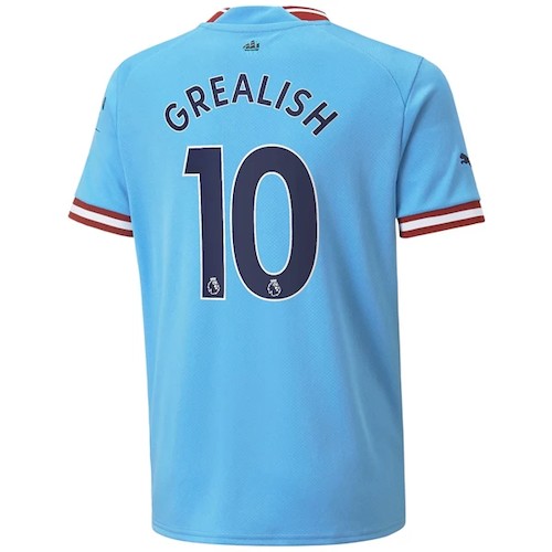 Manchester City Jack Grealish 10 Heimtrikot 2022 23 Fußballtrikots
