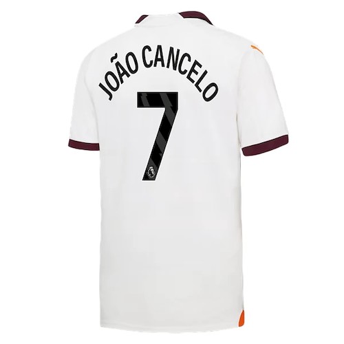 Manchester City Joao Cancelo 7 Auswärtstrikot 2023-24 Fußballtrikots
