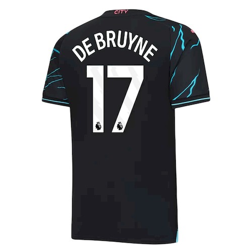 Manchester City Kevin De Bruyne 17 3rd Fußballtrikots kaufen 2023-24