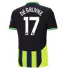 Manchester City Kevin De Bruyne 17 Auswärts Fußballtrikots kaufen 2024 25
