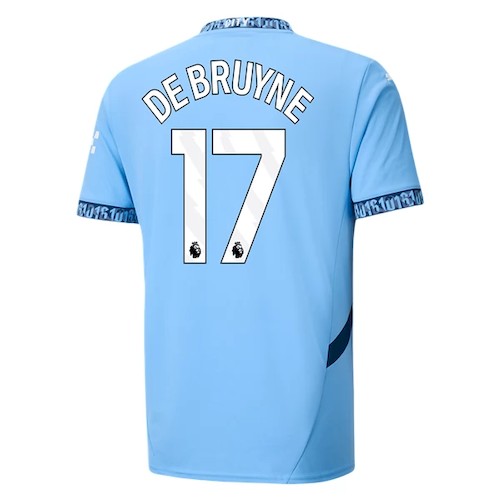 Manchester City Kevin De Bruyne 17 Heim Fußballtrikots kaufen 2024-25