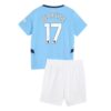 Manchester City Kevin De Bruyne 17 Heim Kinder Trikotsatz 2024 2025