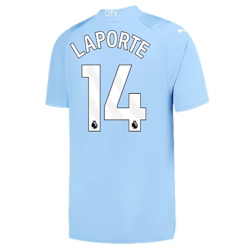 Manchester City Laporte 14 Heimtrikot 2023 24 Fußballtrikots