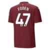 Manchester City Phil Foden 47 3rd Fußballtrikots kaufen 2024 25