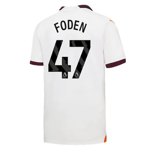 Manchester City Phil Foden 47 Auswärts Fußballtrikots kaufen 2023-24