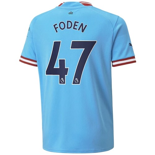 Manchester City Phil Foden 47 Heim Fußballtrikots kaufen 2022-23