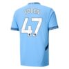Manchester City Phil Foden 47 Heimtrikot 2024 25 Fußballtrikots