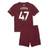 Manchester City Phil Foden 47 Kinder 3rd Trikotsatz 2024 2025 Fußballtrikots